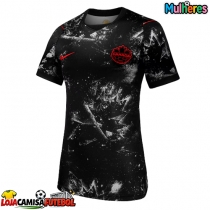 Camisa de Futebol Canadá Equipamento Secundário Mulheres Mundo 2026 Manga Curta